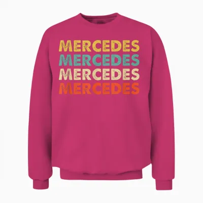 Name Mercedes Unisex Sweatshirt - Heliconia