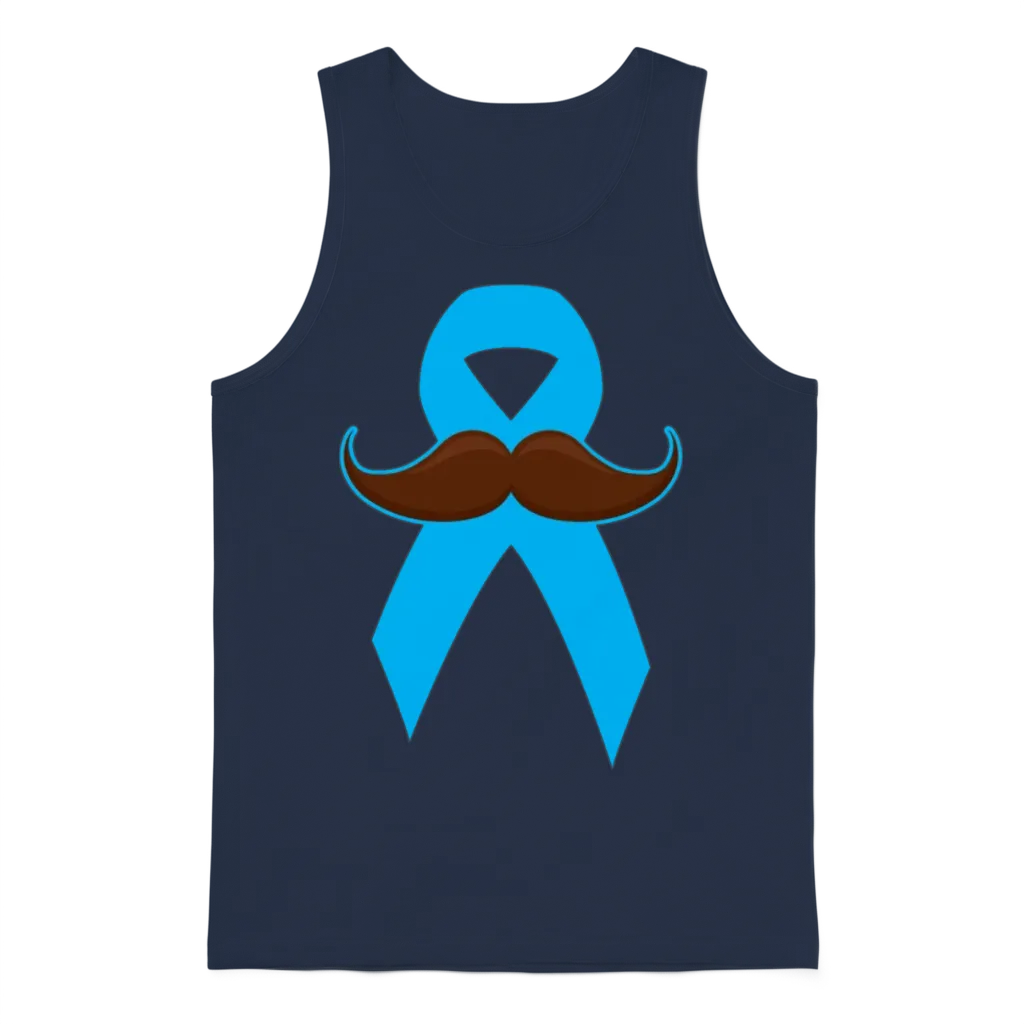 Prostate Cancer Warrior Prostate Cancer Awareness Unisex Tank Top - Navy