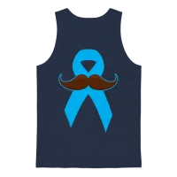Prostate Cancer Warrior Prostate Cancer Awareness Unisex Tank Top - Navy – 1