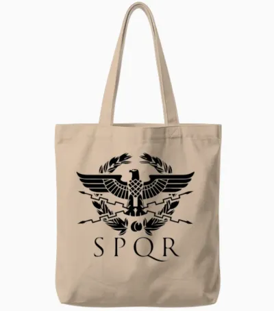 Spqr Tote Bags - Natural
