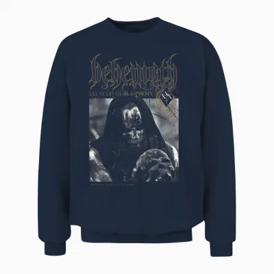 Behemoth Xxx Years Ov Blasphemy Unisex Sweatshirt - Navy