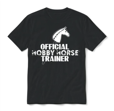 Hobbyhorse Hobby Horse Hobby Horsing Unisex T-Shirt - Black