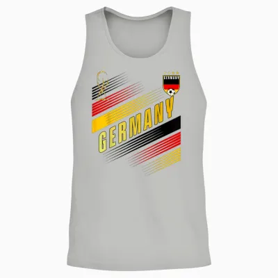 Drapeau De L'allemagne Pour Les Amateurs De Fierté Unisex Tank Top - Ash