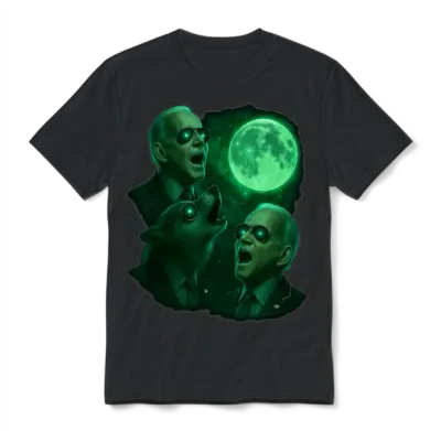 Dark Brandons Howling at the Moon Unisex T-Shirt - Black