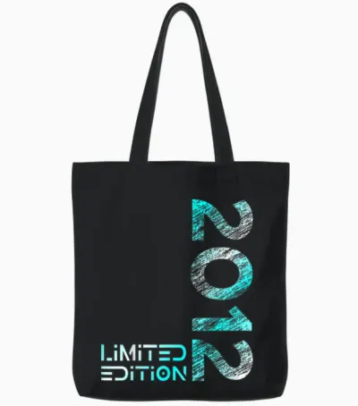 14. Geburtstag Limited Edition Jahrgang 2012 Junge Mädchen Tote Bags - Black