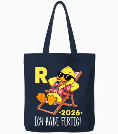 Rente 2026 Legendary Pension Duck I Have Ready Retired Tote Bags - Navy