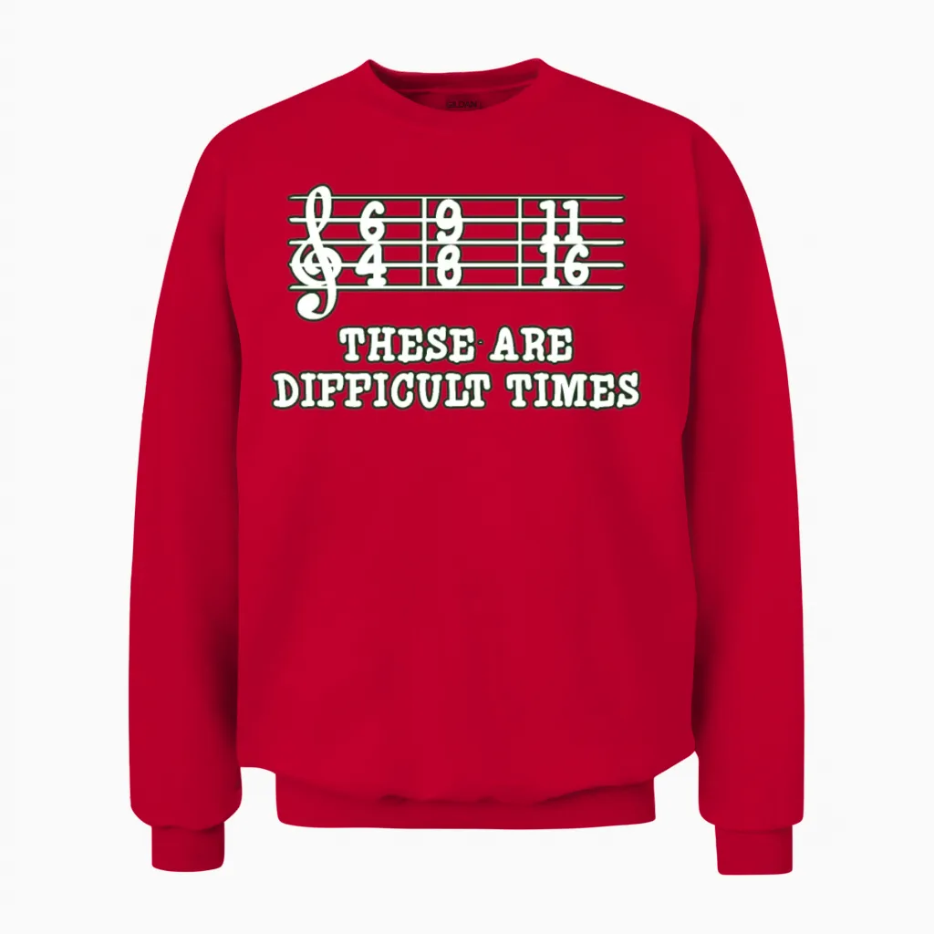 Classical Music Lovers Unisex Sweatshirt in Red