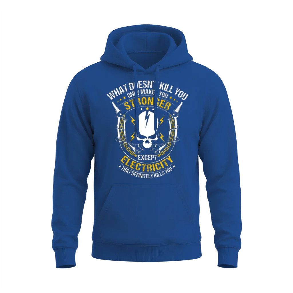 Electricity/electrician/sparky/electrical Worker Unisex Hoodie - Royal