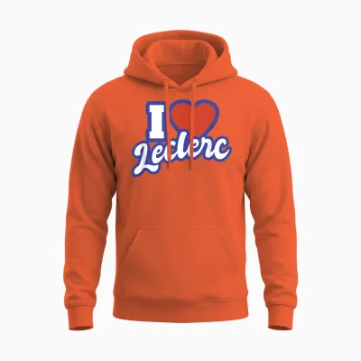 Ich Liebe Leclerc Unisex Hoodie - Orange