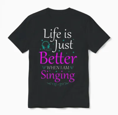 Music Rap Hobby Music School Unisex T-Shirt - Black