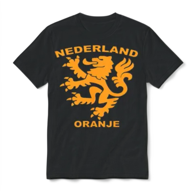 Holland Netherlands Football Soccer Jersey Gift Te Unisex T-Shirt - Black