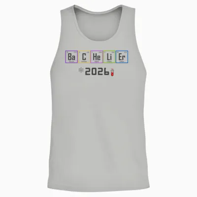 Homme Baccalauréat Physique Chimie Humour - Bachelier 2026 Unisex Tank Top - Ash