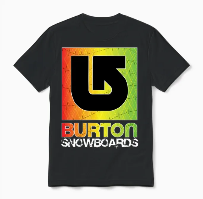 Burton Snowboard Unisex T-Shirt in Black