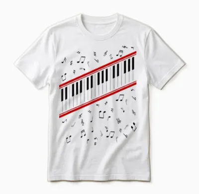Costume De Piano Beat It Unisex T-Shirt - White