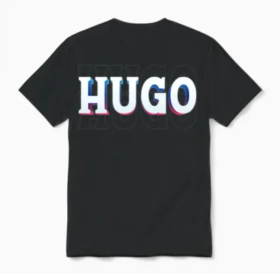 Retro - Hugo Unisex T-Shirt - Black