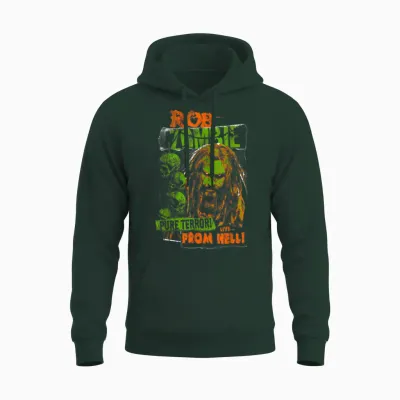 Rob Zombie - Pure Terror T-Shirt, Black Unisex Hoodie - Forest