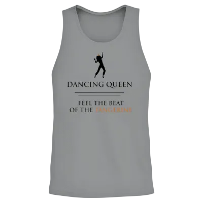 Funny Tangerine Unisex Tank Top - Sport Grey