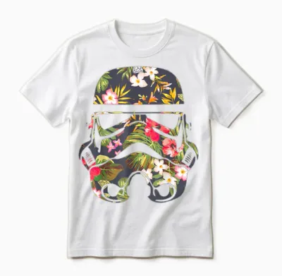 Star Wars Tropical Stormtrooper Floral Print Disney+ Unisex T-Shirt - White