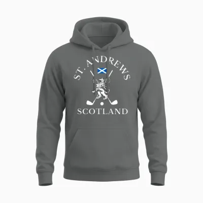 St Andrews Scotland Golf Fan Unisex Hoodie - Graphite Heather