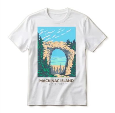Mackinac Island Unisex T-Shirt - White