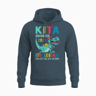 Kinder Kita Abgänger 2026 Eine Legende Verlässt Das Kita Gelände Unisex Hoodie - Dark Heather