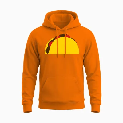 Make Tacos Not Walls Unisex Hoodie - Safety Orange