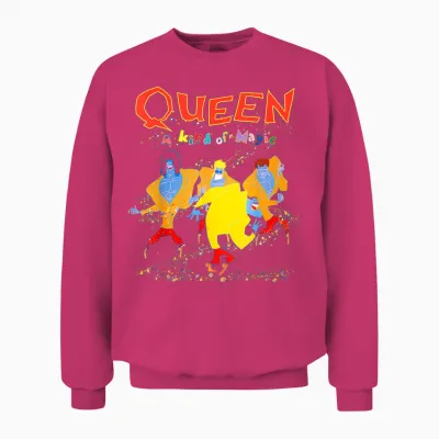 Queen Official Art of Magic T-Shirt, Black Unisex Sweatshirt - Heliconia