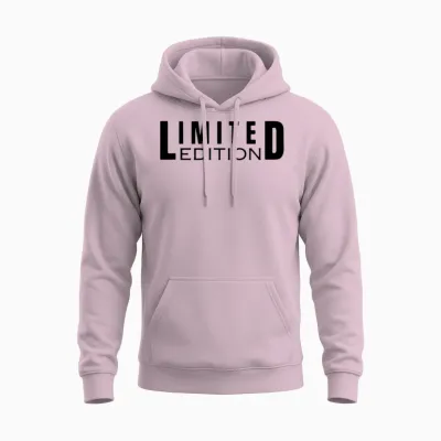 Limited Edition Bold Statement Unisex Hoodie - Light Pink