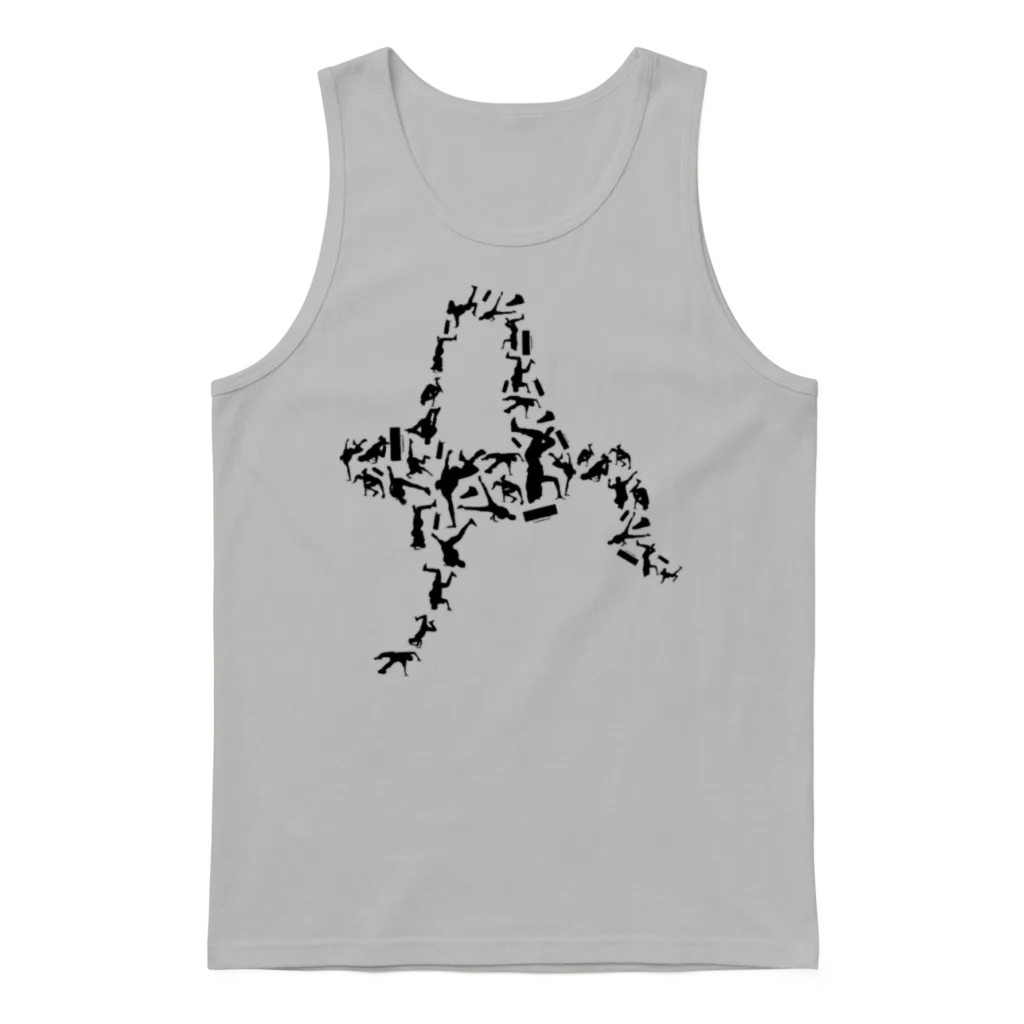 Break Dancer Unisex Tank Top - Ash