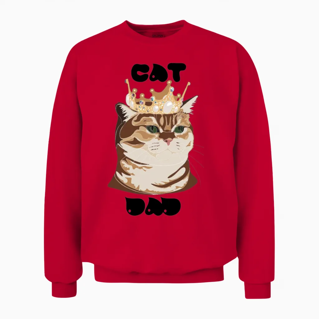 Funny Pictures Unisex Sweatshirt in Red