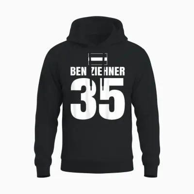 Men's Mallorca Sauf Austria Ben Ziehner T-Shirt, Red, S Unisex Hoodie - Black