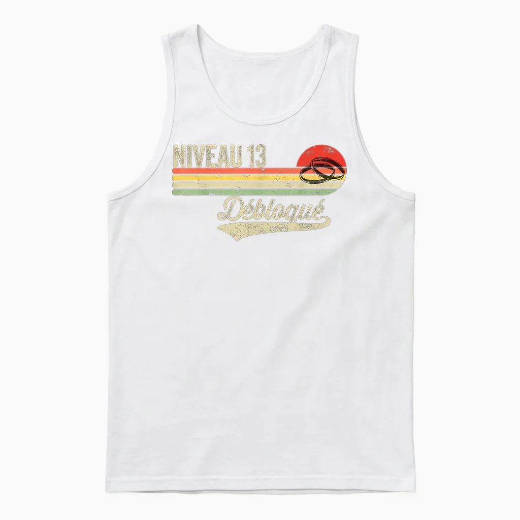 Idée Cadeau Humour Noces De Muguet - 13 Ans De Mariage Unisex Tank Top in White