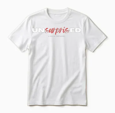 Unsurprised Always Prepared Unisex T-Shirt - White