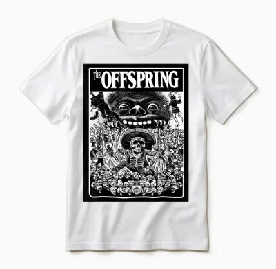The Offspring Official Crowd Logo Unisex T-Shirt - White