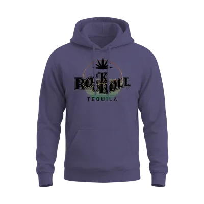 Rock N Roll Tequila Third Collection Unisex Hoodie - Heather Sport Dark Navy