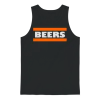 Beers Wine & Beer Unisex Tank Top - Black – 1