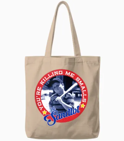 The Sandlot Ham You're Killing Me Smalls 90s Tote Bags - Natural