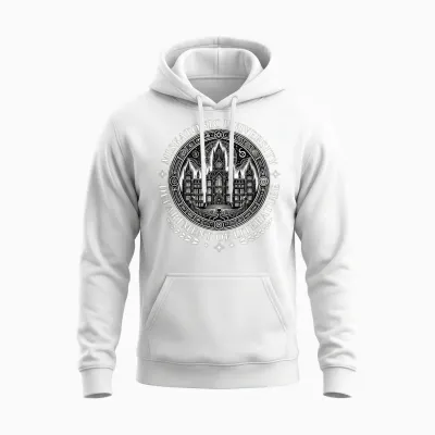 Miskatonic University Lovecraftscher Cthulhus Ruf Literature Unisex Hoodie - White