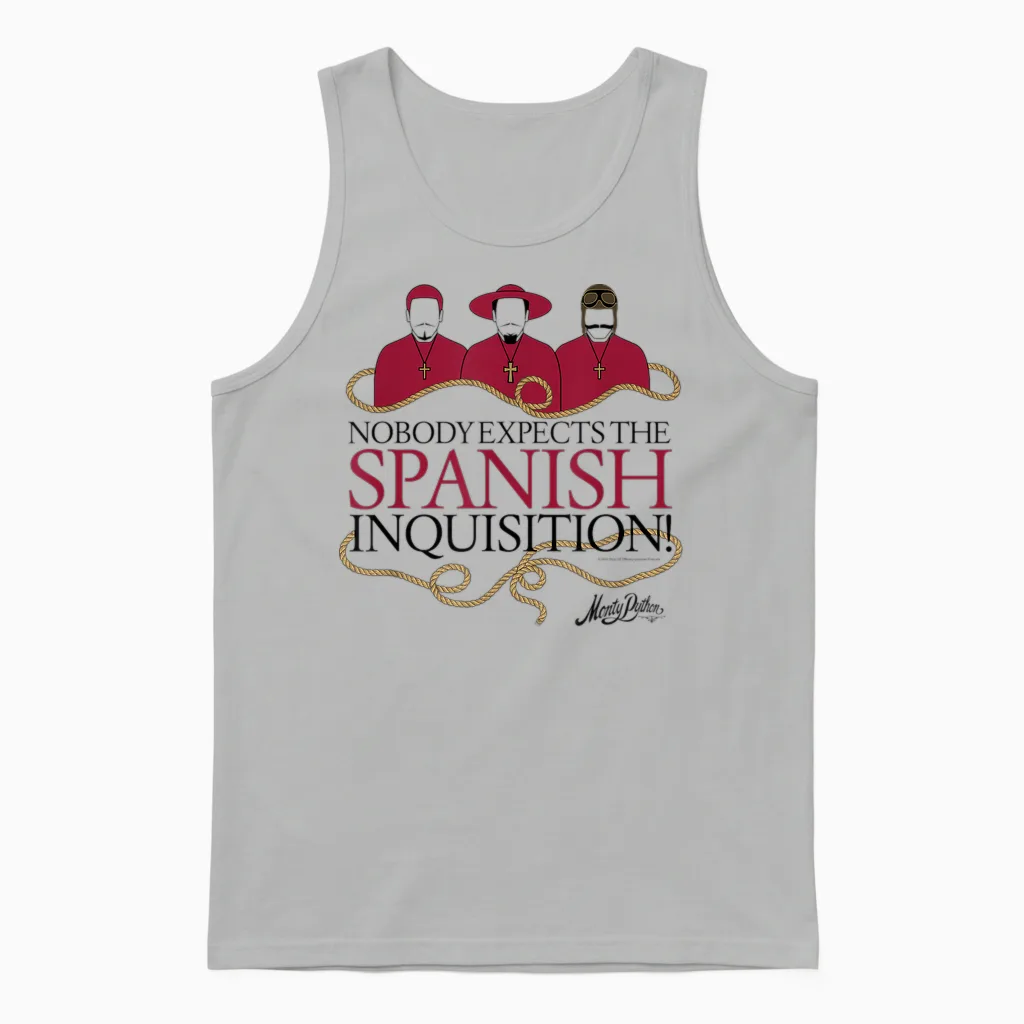 Monty Python Spanische Inquisition Seilkunst Unisex Tank Top in Ash
