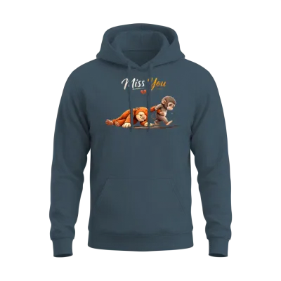 Punch the Monkey Unisex Hoodie - Dark Heather