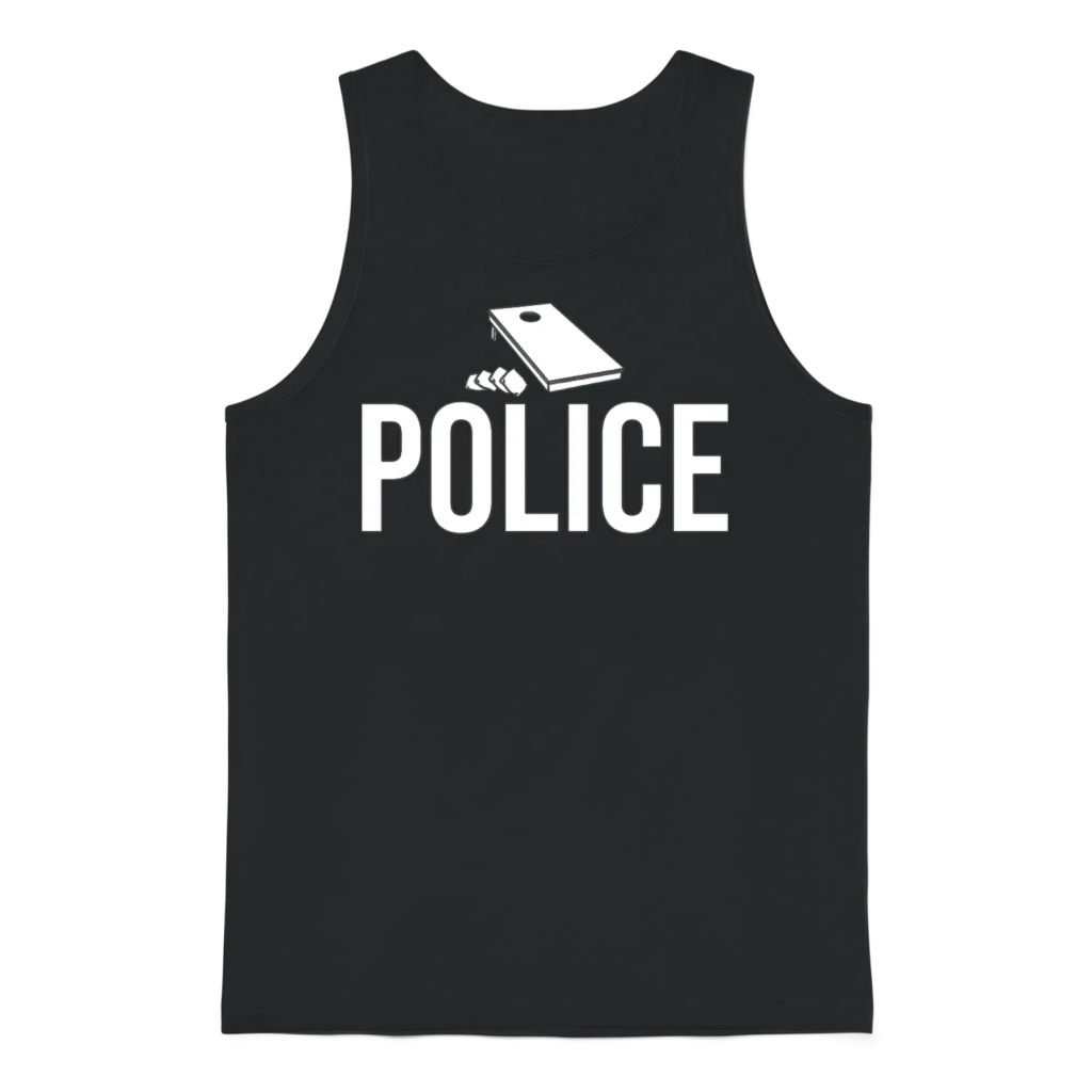 Funny Cornhole Corn Hole Unisex Tank Top - Black
