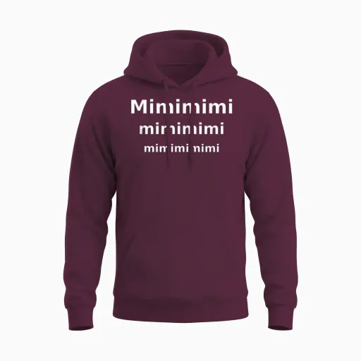 Mimimi Funny Saying Humour Statement Howling T-Shirt, Black Unisex Hoodie - Maroon