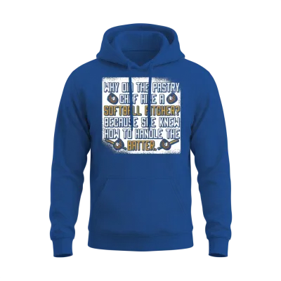 Softball Funny Unisex Hoodie - Royal