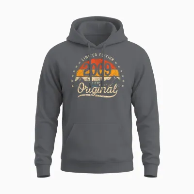 Limited Edition Original 2009 17 Jahre 17. Geburtstag Junge Unisex Hoodie - Charcoal