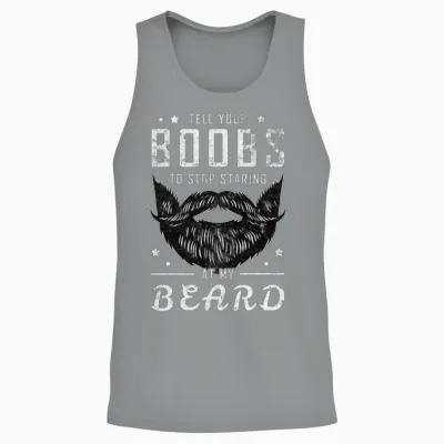 Beard Funny Saying, Bearded Dirty Gift Idea Unisex Tank Top - Sport Grey