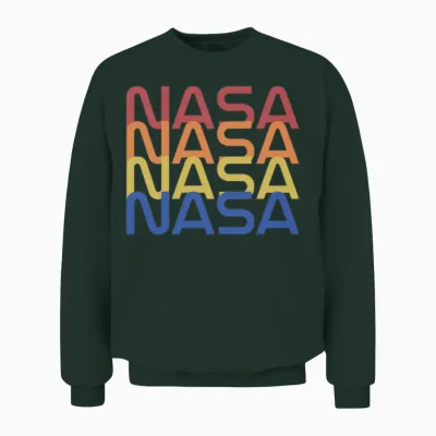 Nasa Retro Unisex Sweatshirt - Forest