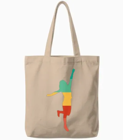 Retro Dancer Tote Bags - Natural