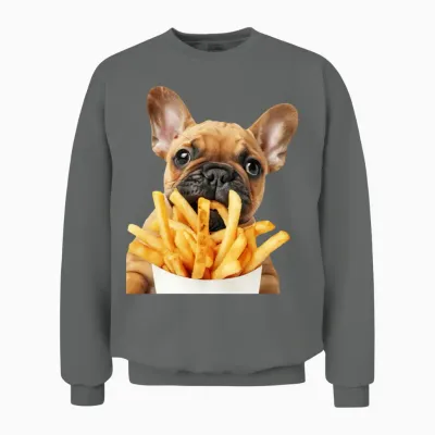 Dog Unisex Sweatshirt - Graphite Heather