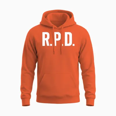 Resident Evil R.p.d. (a) Unisex Hoodie - Orange