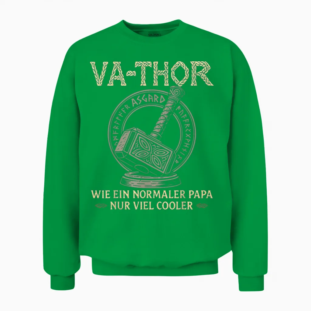 Herren Vater Vatertag Geschenk Für Papa Vatertagsgeschenk Unisex Sweatshirt in Irish Green